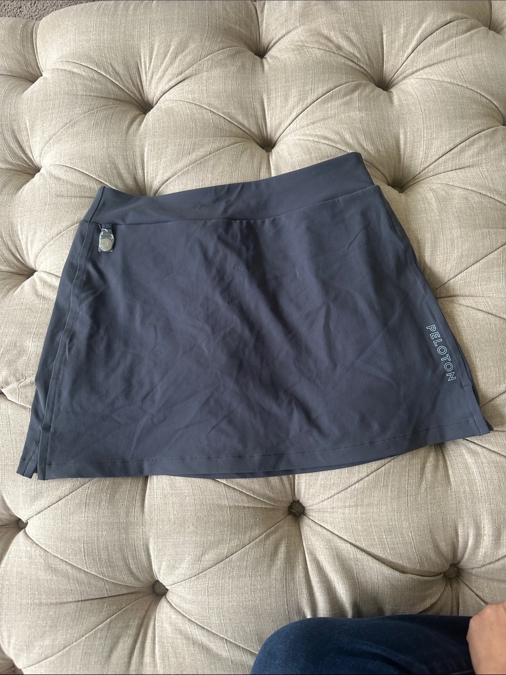 Peloton Navy-Black Performance Skort